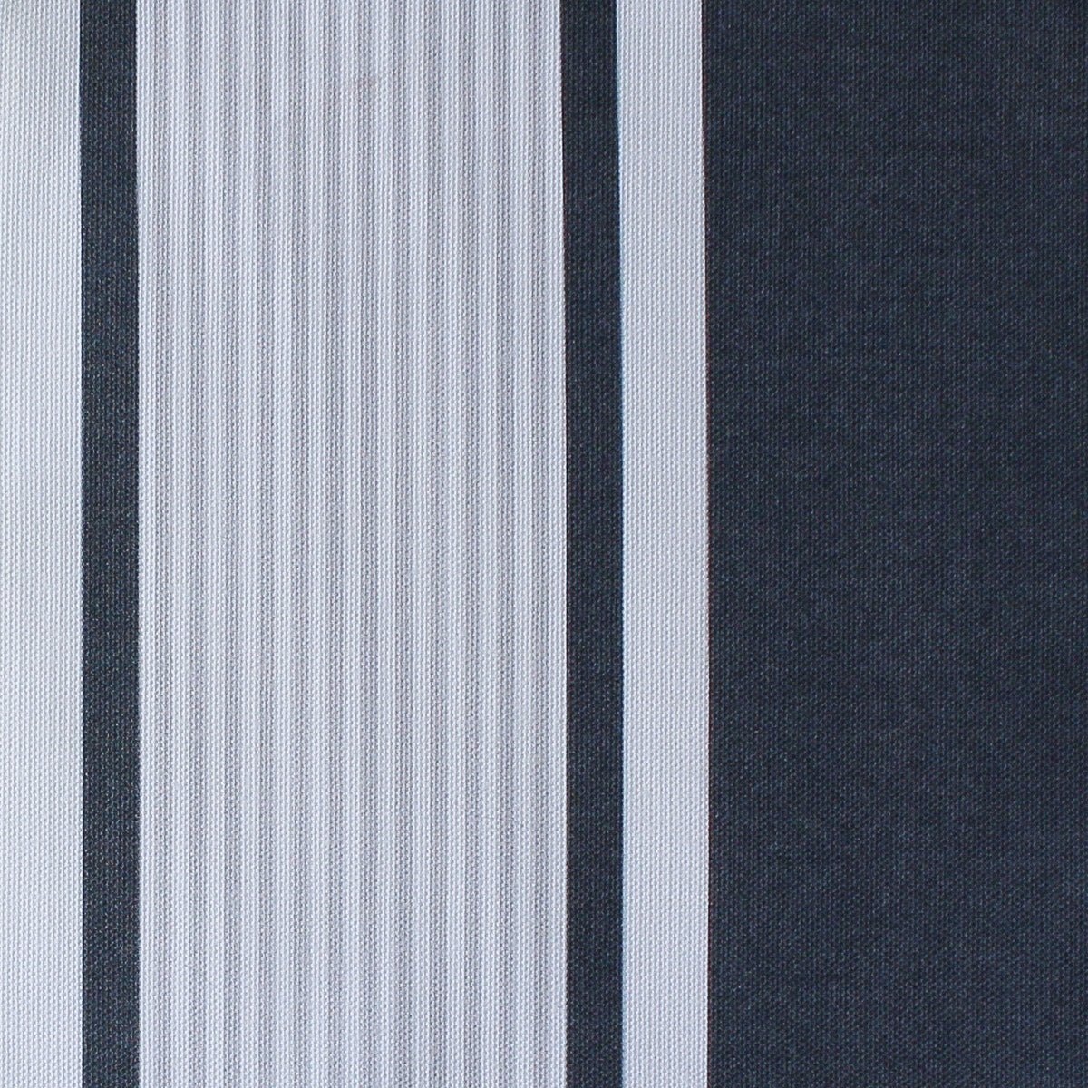 Deckchair Stripe Multi Fabric - Graphite-Dove - Hydrangea Lane Home