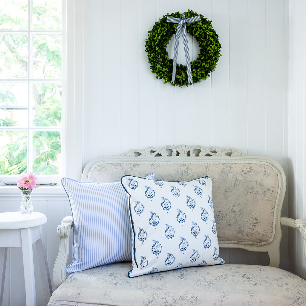 Delft Tulip Blue Cushion - Hydrangea Lane Home