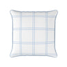 Double Window Pane Check Cushion - Blues - Hydrangea Lane Home