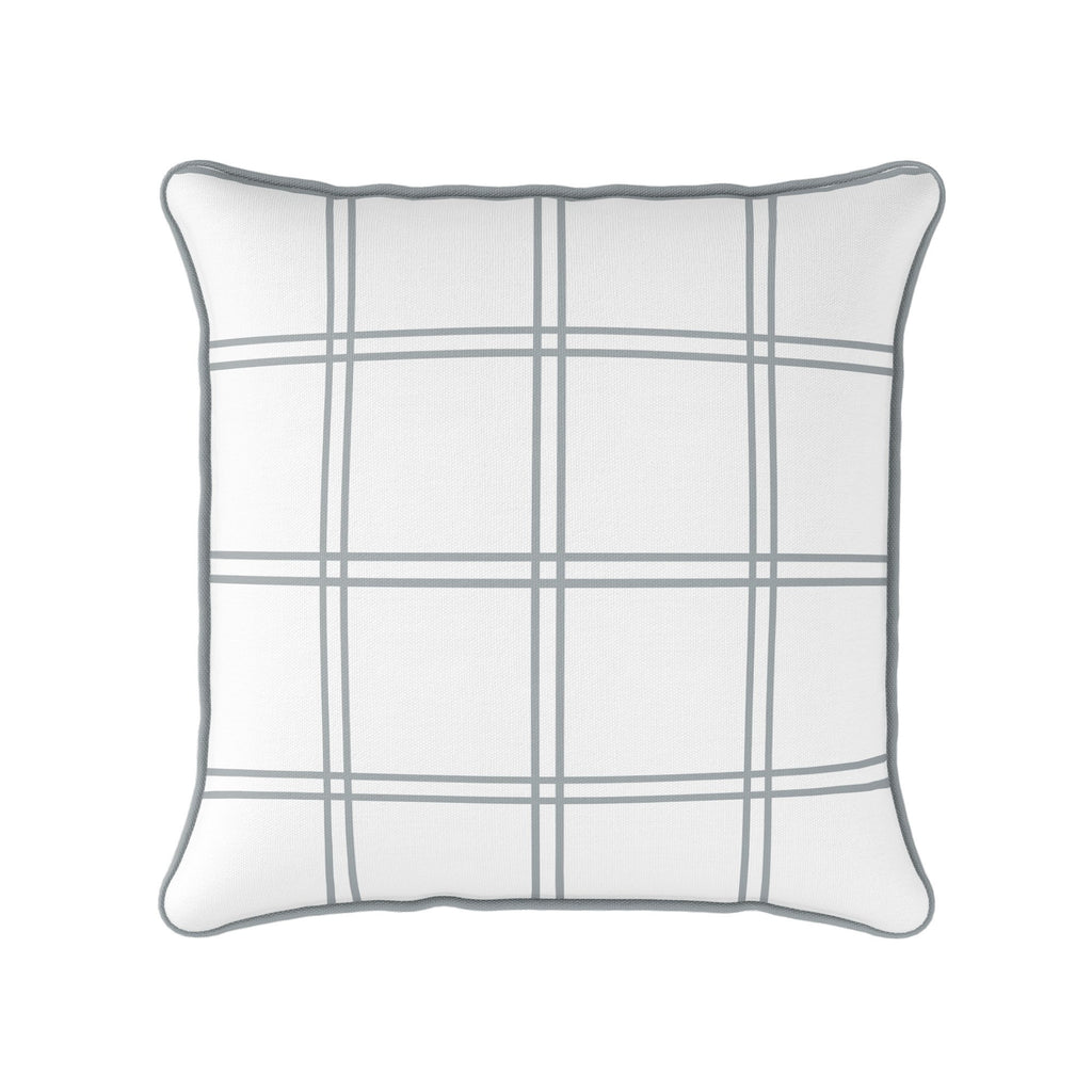 Double Window Pane Check Cushion - Neutrals - Hydrangea Lane Home