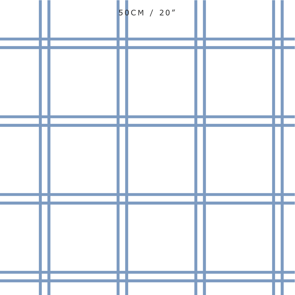 Double Window Pane Check Fabric - Breeze - Hydrangea Lane Home