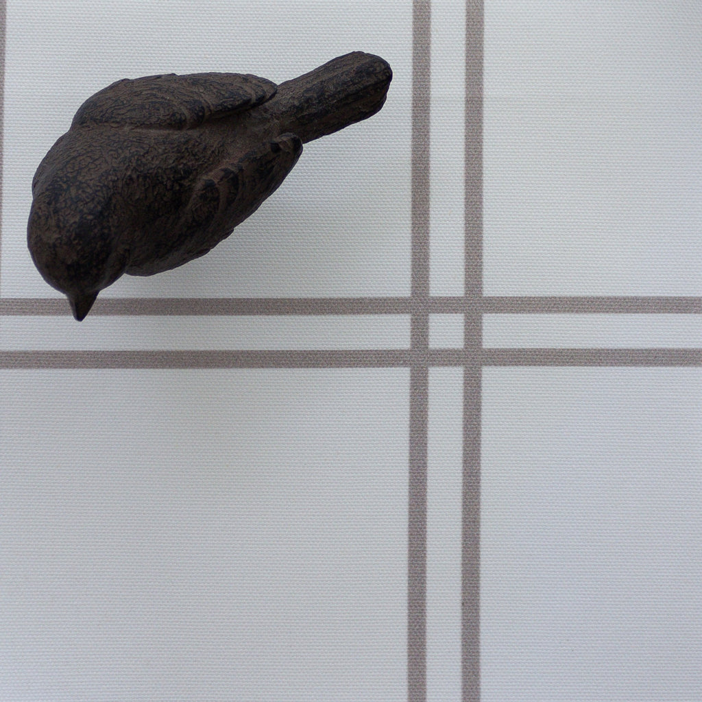 Double Window Pane Check Fabric - Chateaux - Hydrangea Lane Home