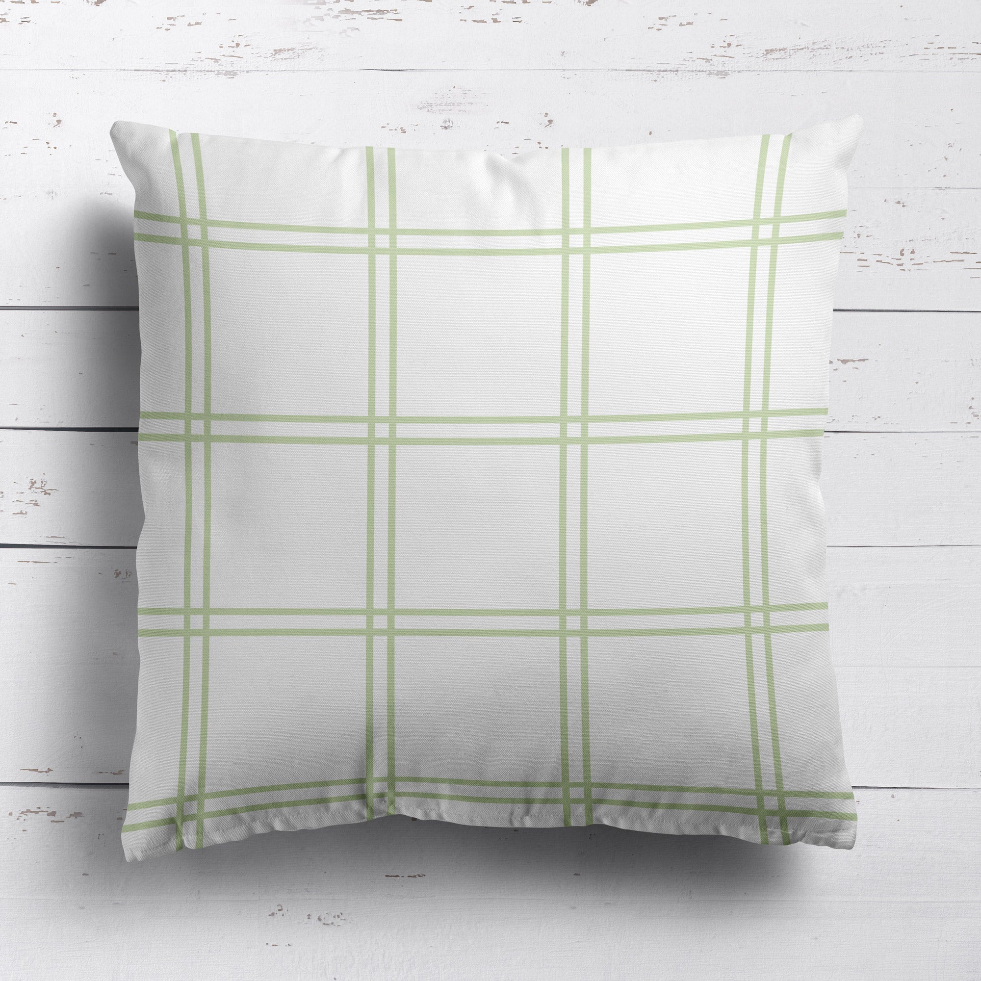 Double Window Pane Check Fabric - Elderflower - Hydrangea Lane Home