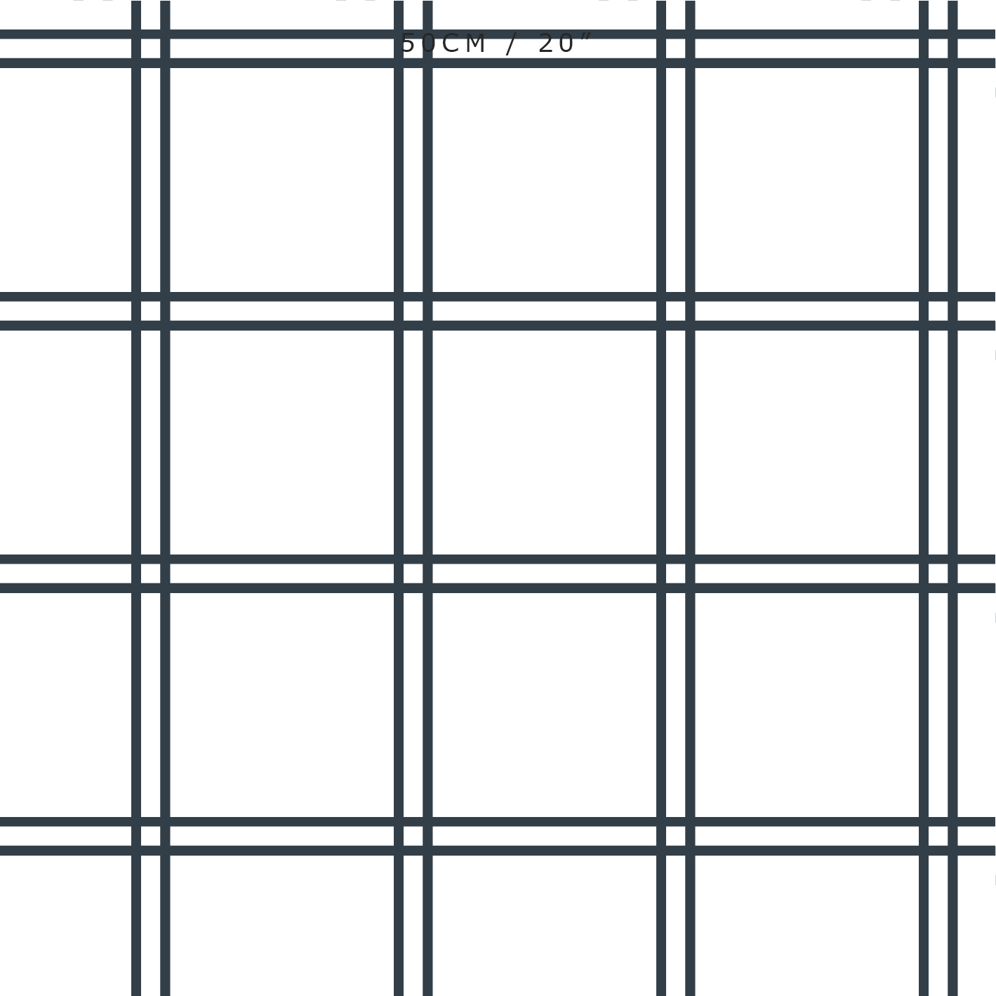 Double Window Pane Check Fabric - Graphite - Hydrangea Lane Home