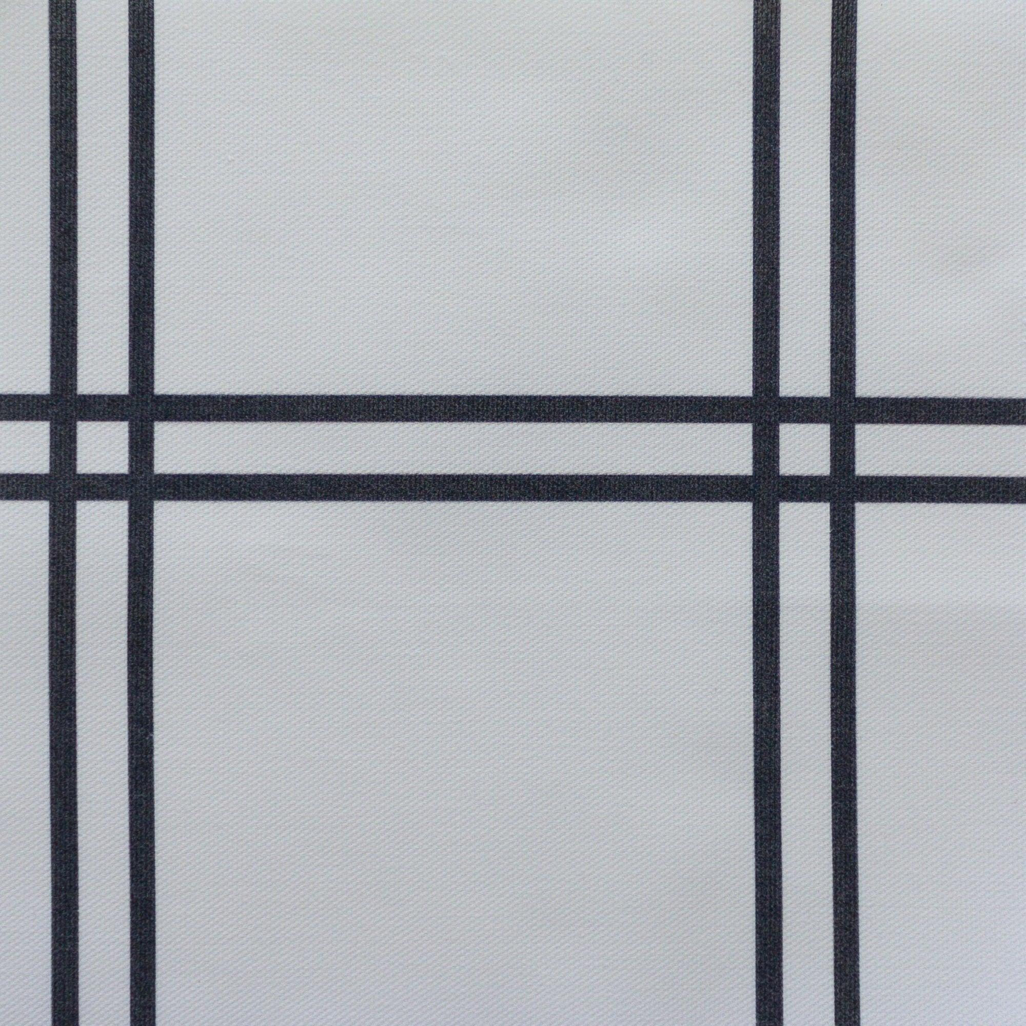 Double Window Pane Check Fabric - Graphite - Hydrangea Lane Home