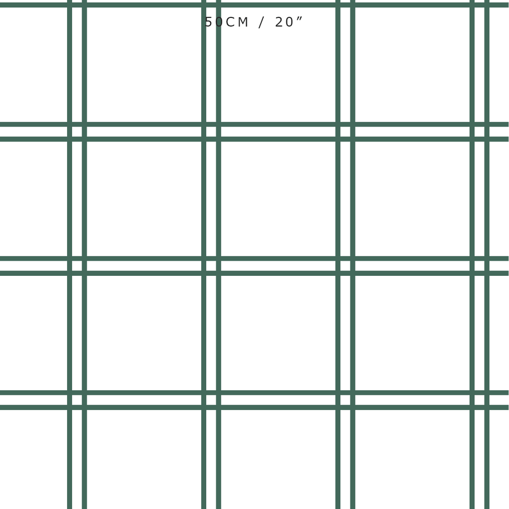 Double Window Pane Check Fabric - Leaf - Hydrangea Lane Home