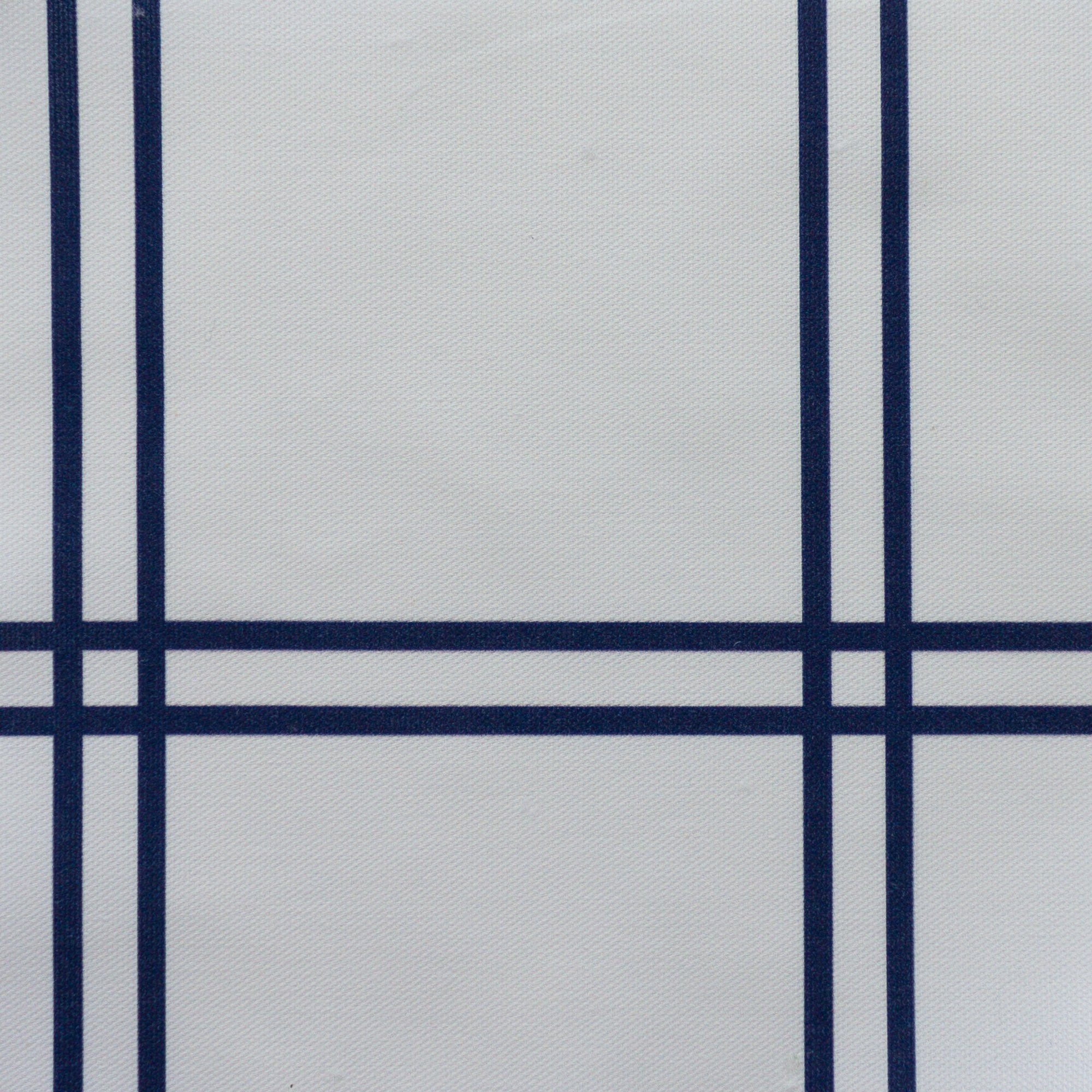 Double Window Pane Check Fabric - Navy - Hydrangea Lane Home