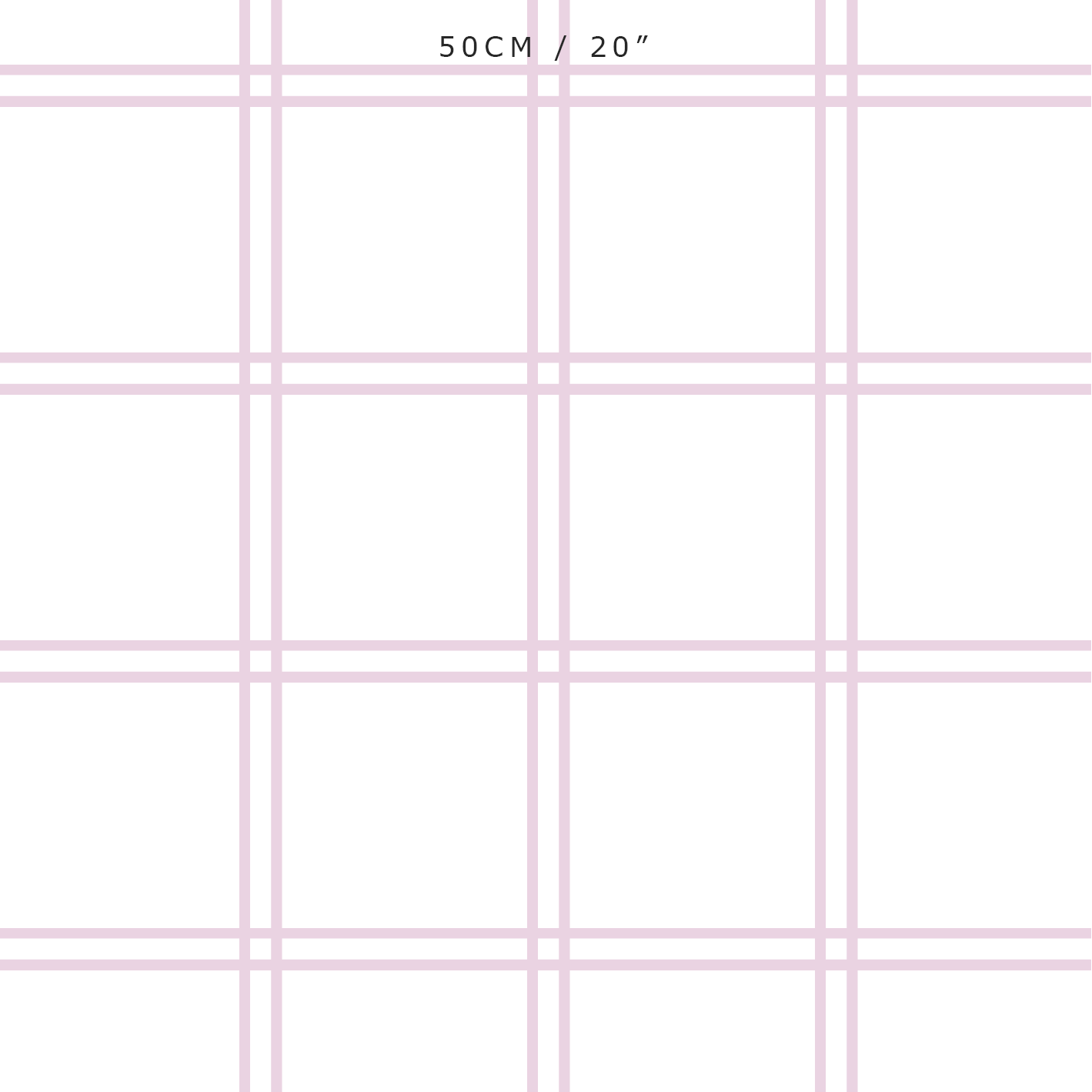 Double Window Pane Check Fabric - Peony - Hydrangea Lane Home