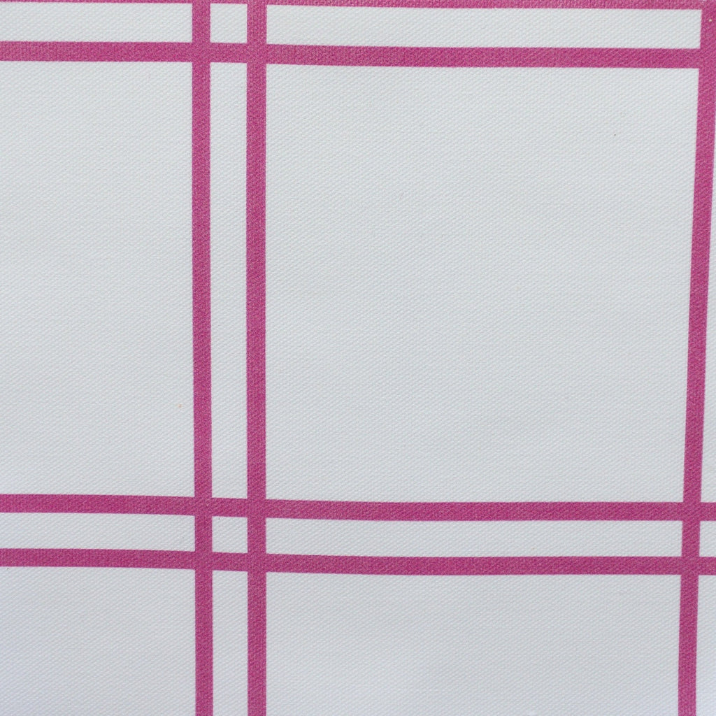 Double Window Pane Check Fabric - Raspberry - Hydrangea Lane Home