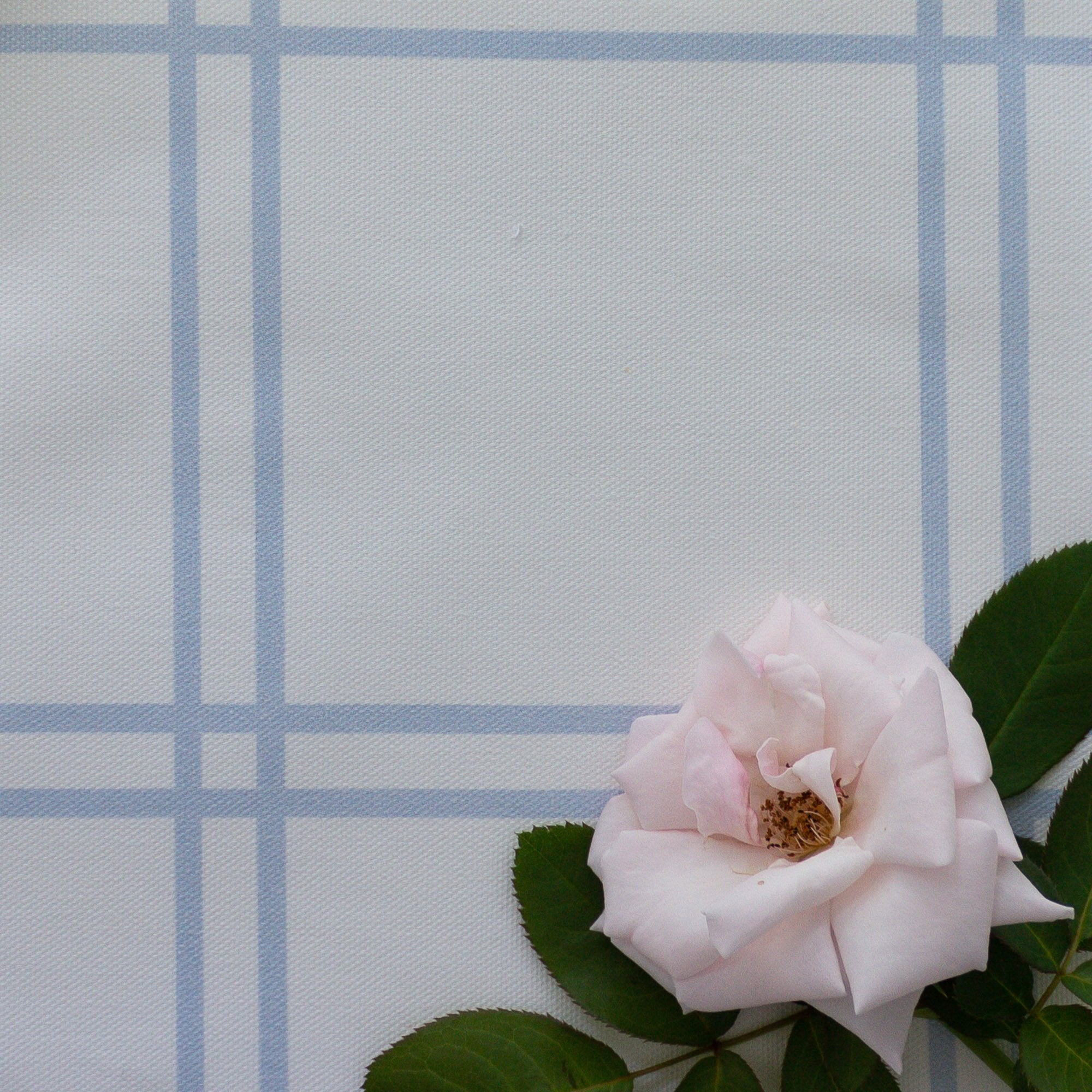 Double Window Pane Check Fabric - Serenity - Hydrangea Lane Home