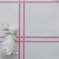 Double Window Pane Check Fabric - Tickled Pink - Hydrangea Lane Home