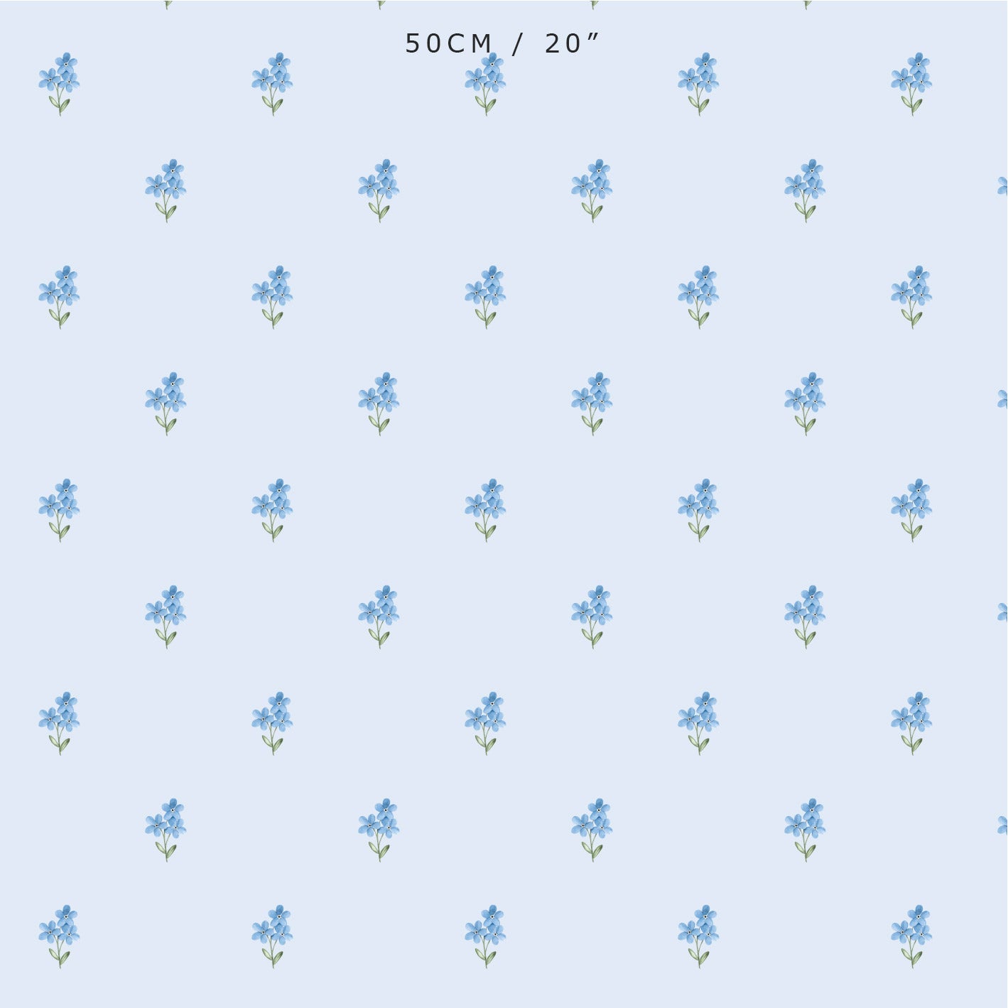 Forget Me Not Fabric - Serenity - Hydrangea Lane Home