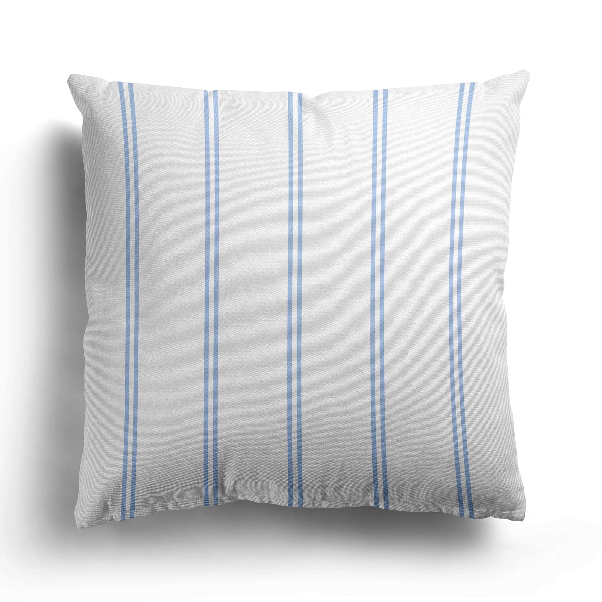 French Stripe Cushion - Blues - Hydrangea Lane Home