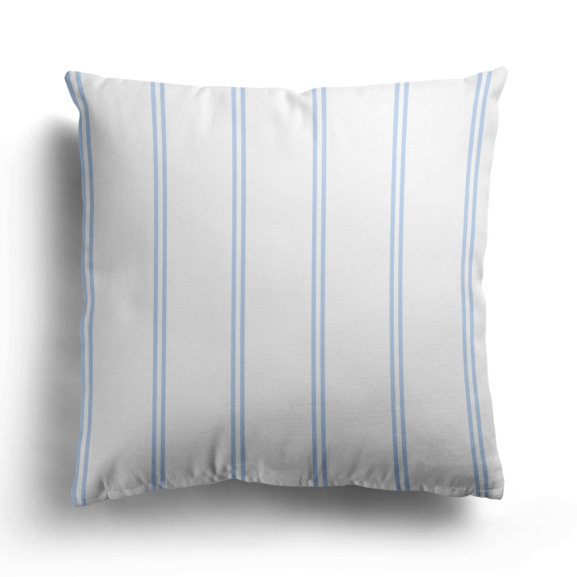 French Stripe Cushion - Blues - Hydrangea Lane Home