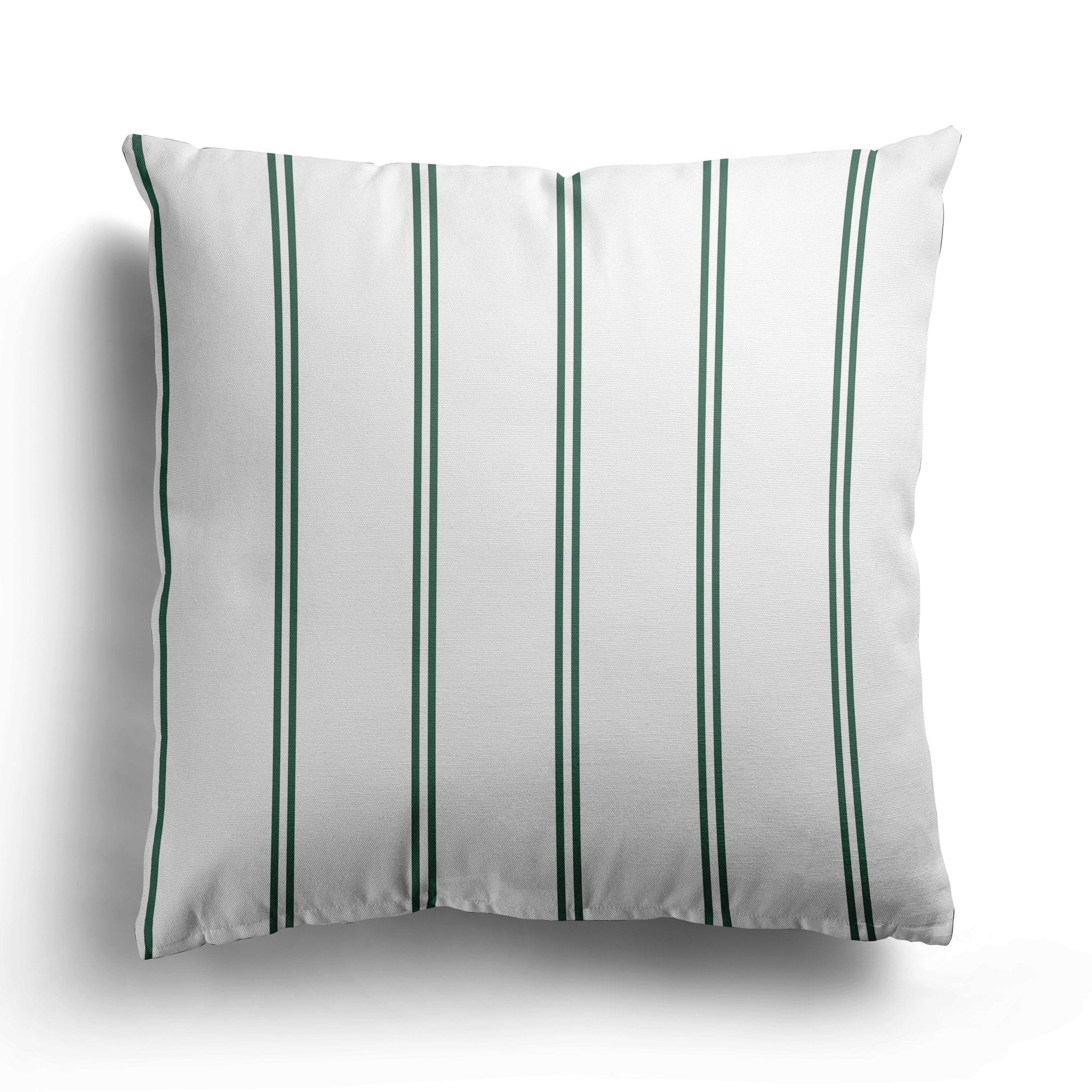 French Stripe Cushion - Greens - Hydrangea Lane Home