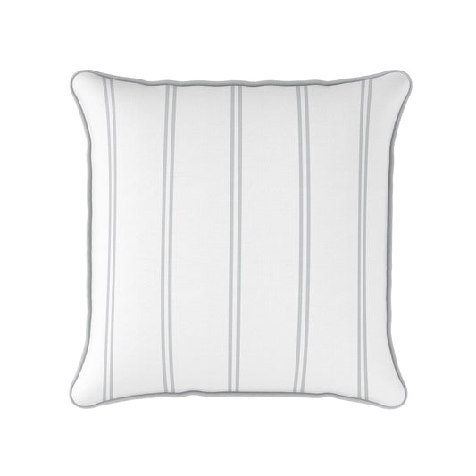 French Stripe Cushion - Neutrals - Hydrangea Lane Home