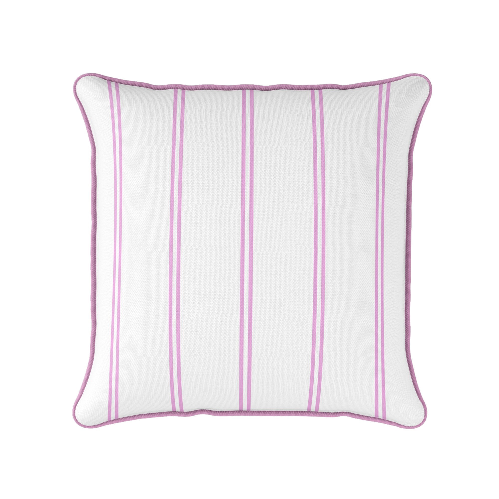 French Stripe Cushion - Pinks - Hydrangea Lane Home