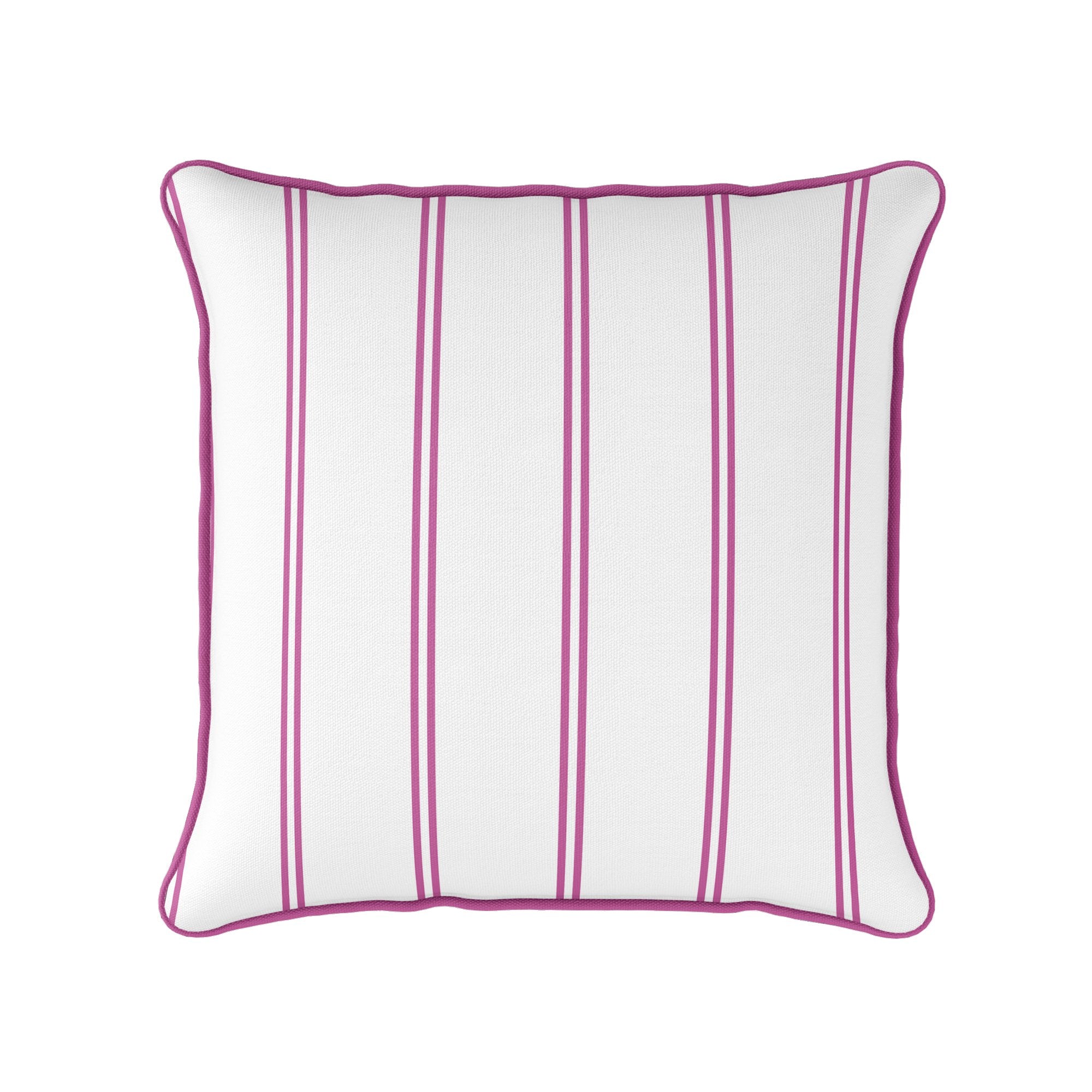 French Stripe Cushion - Pinks - Hydrangea Lane Home
