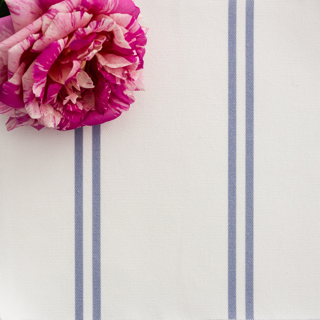 French Stripe Fabric - Breeze - Hydrangea Lane Home