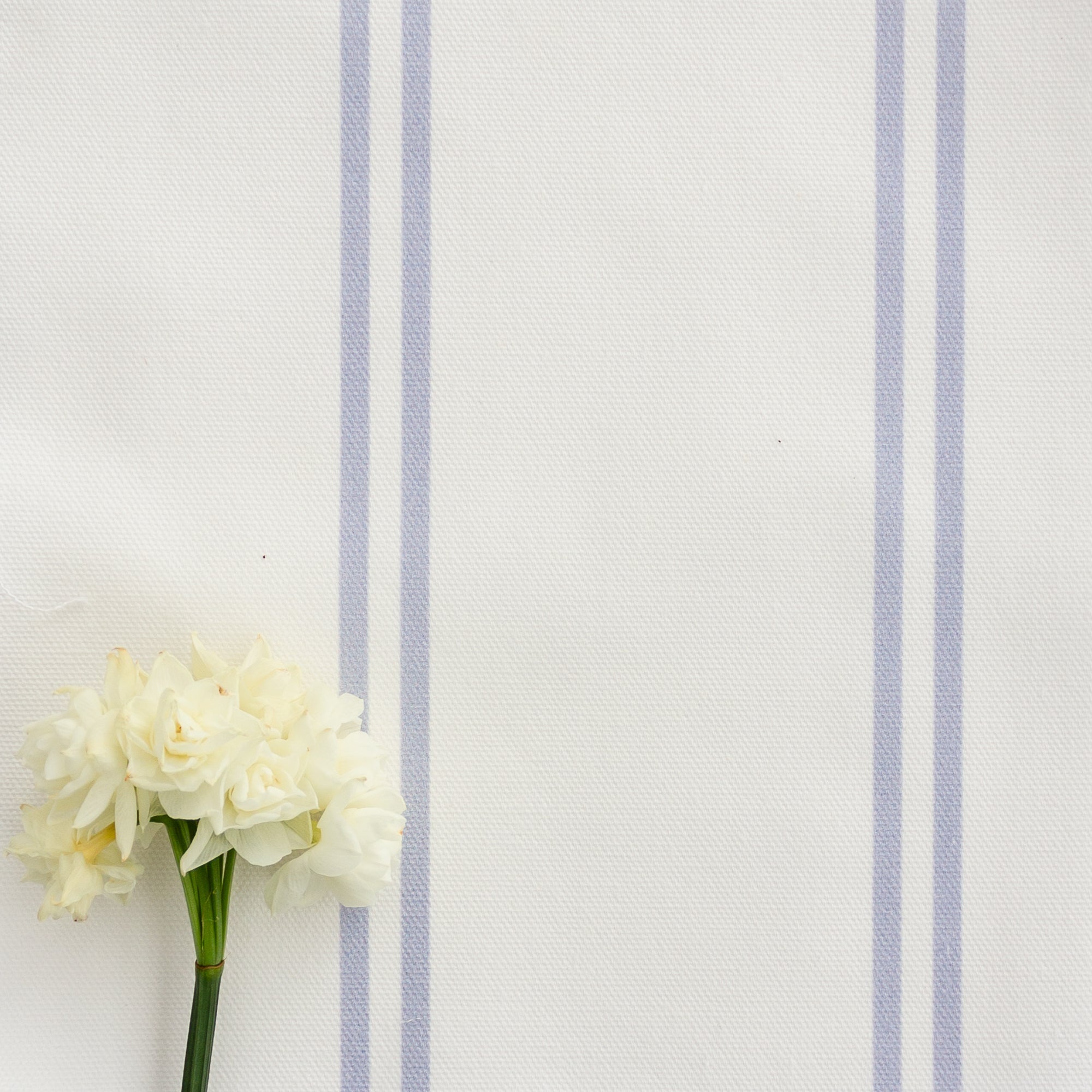 French Stripe Fabric - Cornflower - Hydrangea Lane Home