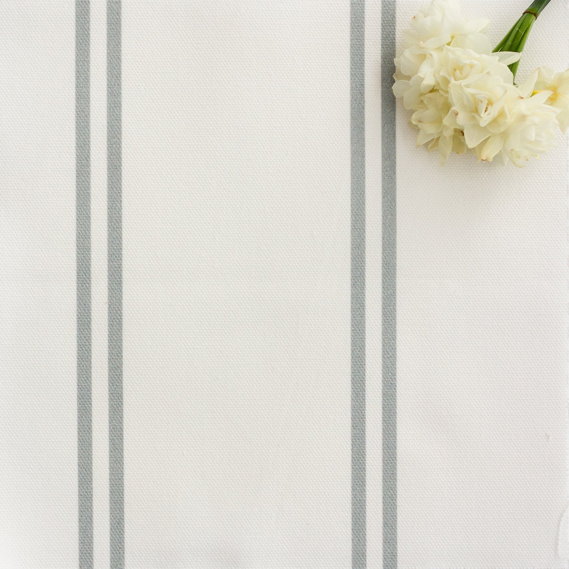 French Stripe Fabric - Eucalyptus - Hydrangea Lane Home