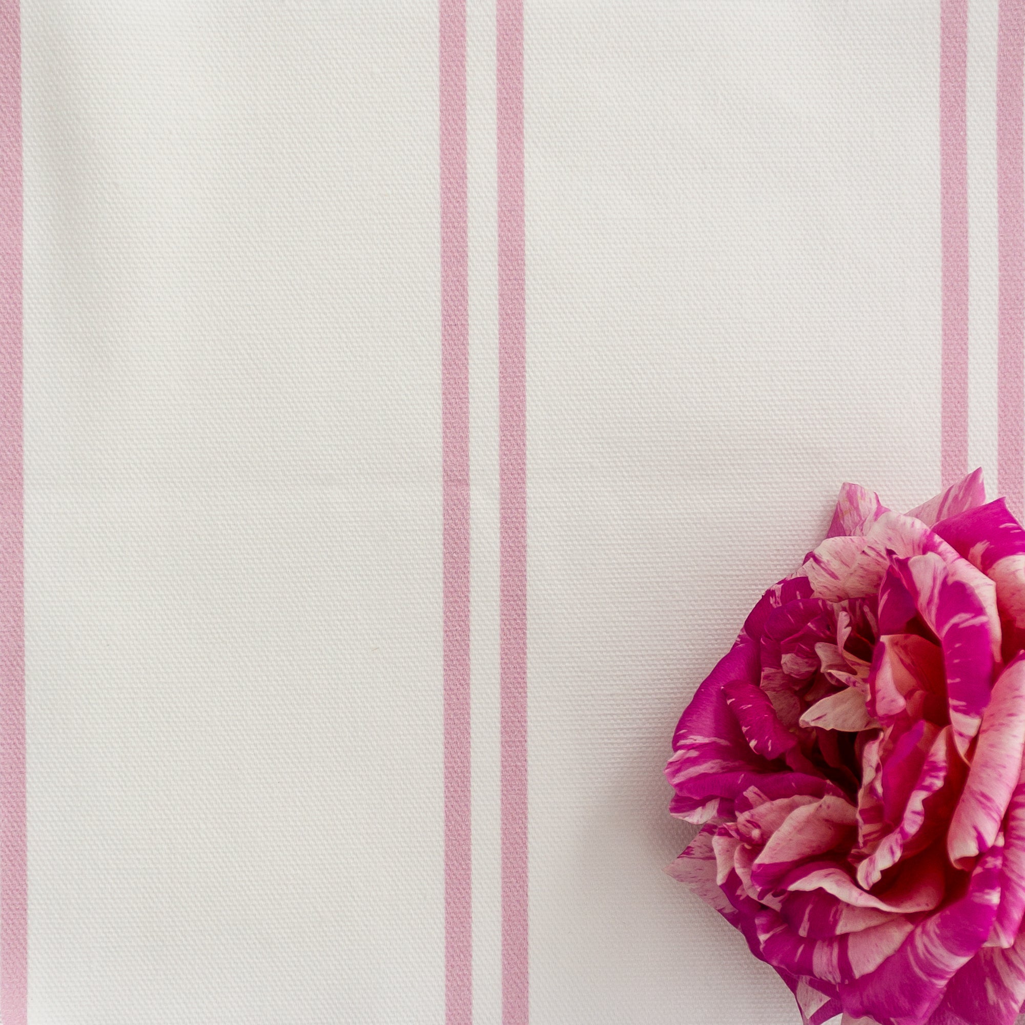 French Stripe Fabric - Tickled Pink - Hydrangea Lane Home