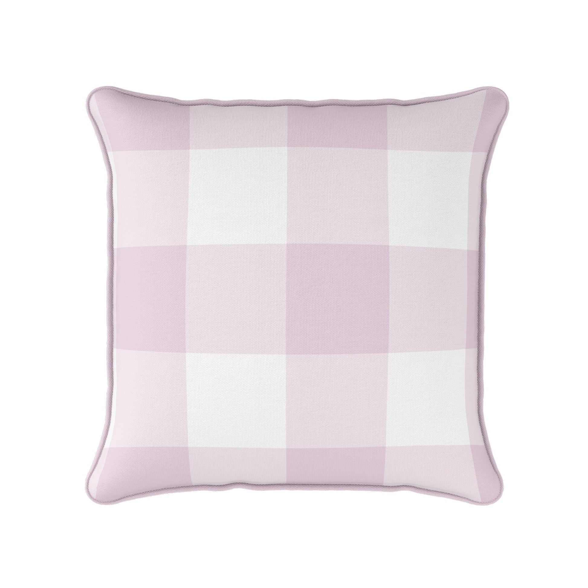 Gingham Check Jumbo Cushion - Pinks - Hydrangea Lane Home