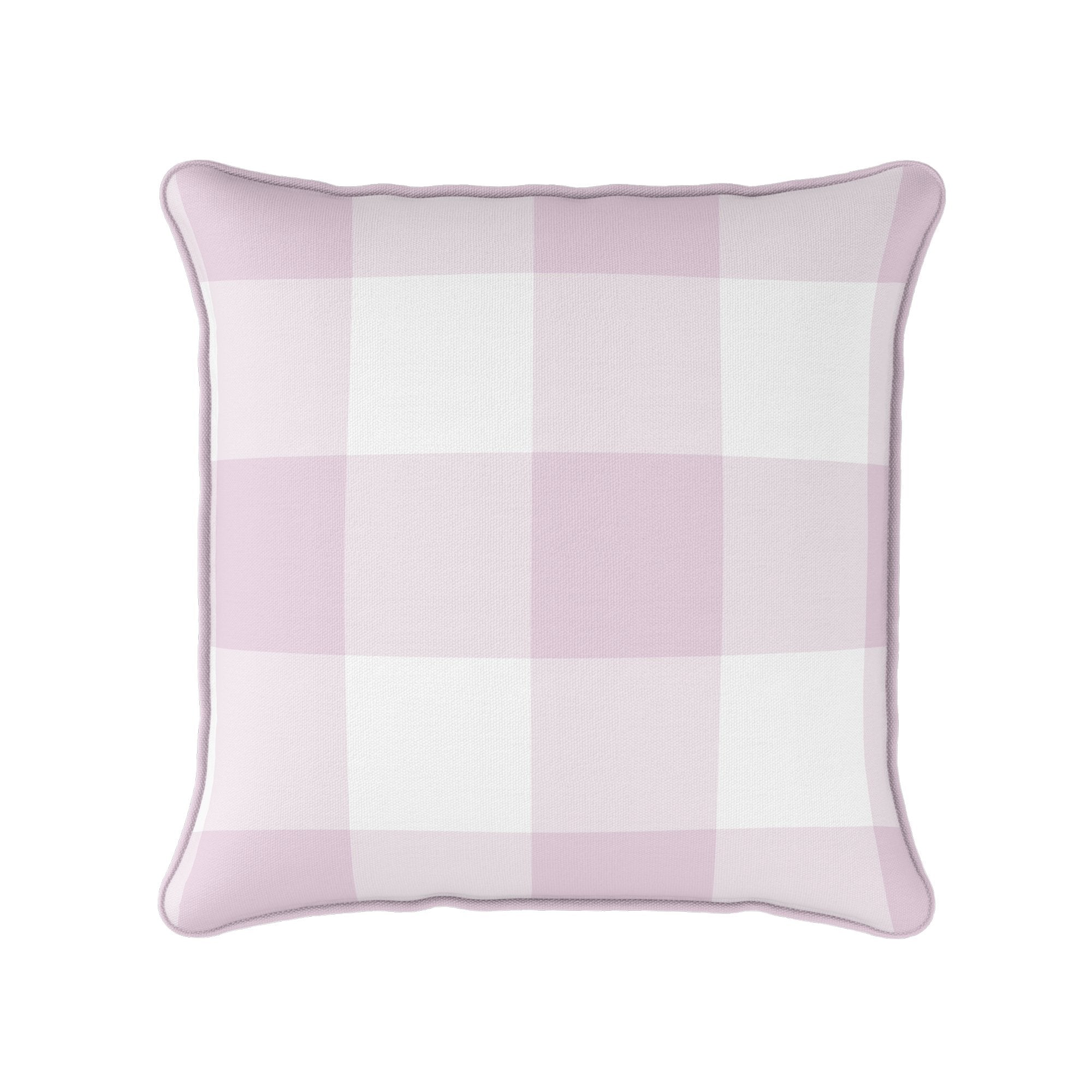 Gingham Check Jumbo Cushion - Pinks - Hydrangea Lane Home