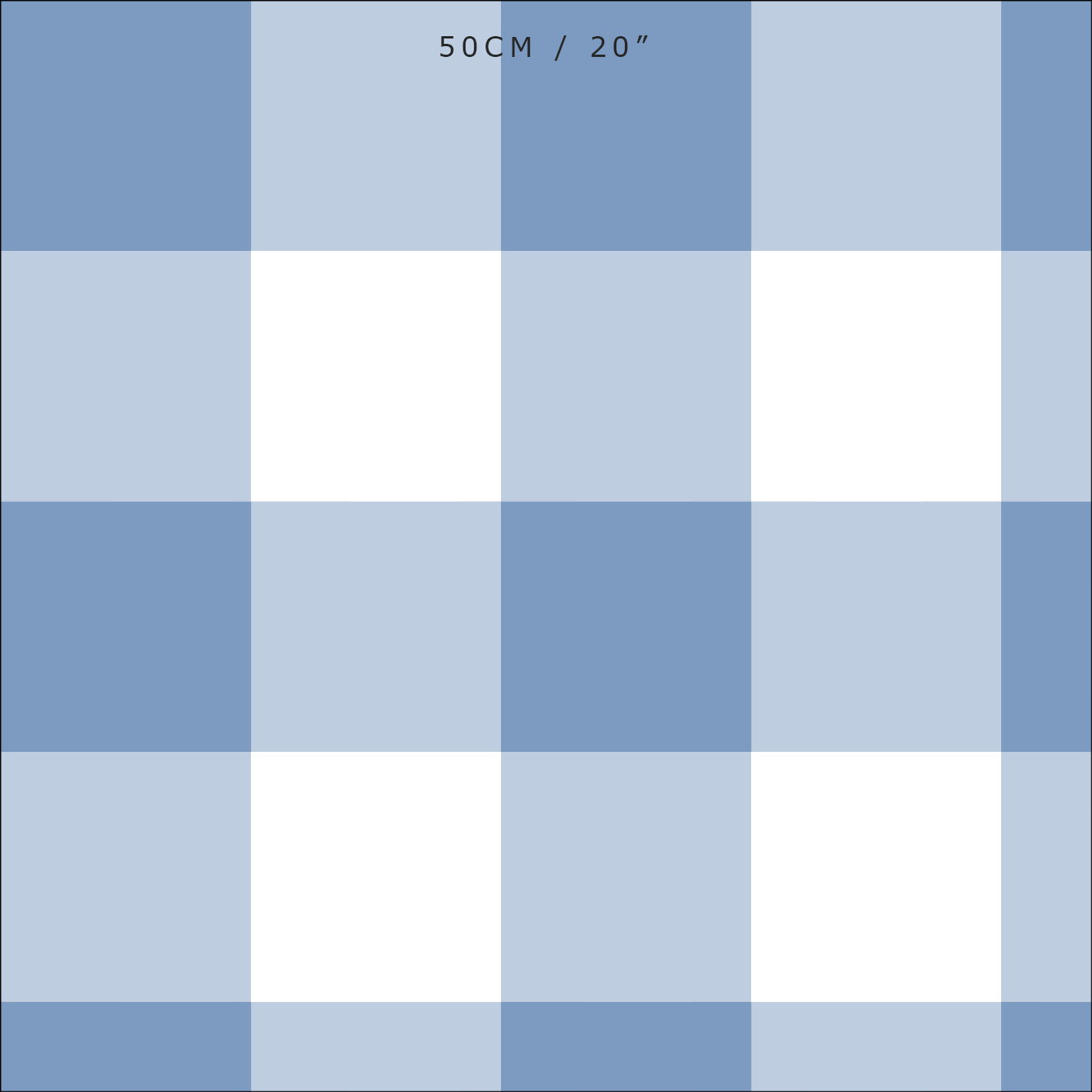 Gingham Check Jumbo Fabric - Breeze - Hydrangea Lane Home