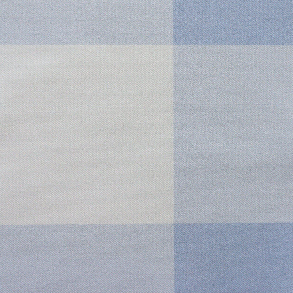 Gingham Check Jumbo Fabric - Cornflower - Hydrangea Lane Home