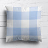 Gingham Check Jumbo Fabric - Cornflower - Hydrangea Lane Home