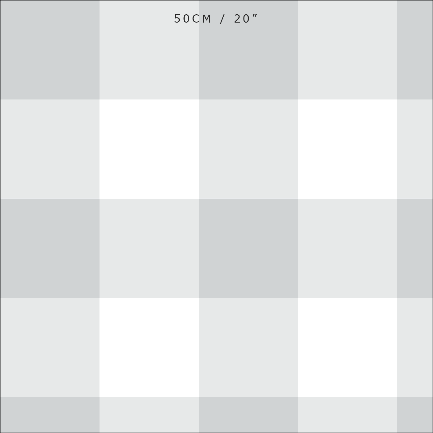 Gingham Check Jumbo Fabric - Dove - Hydrangea Lane Home