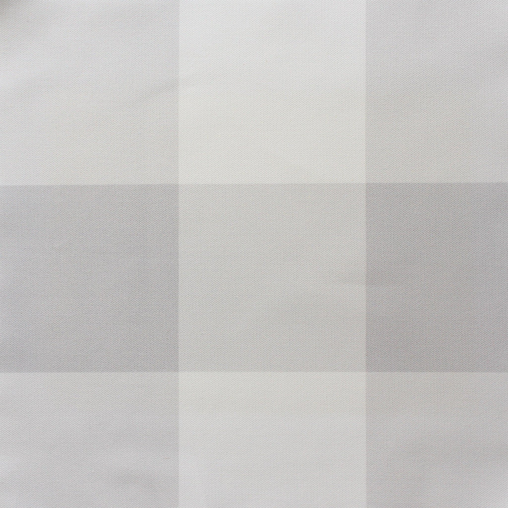 Gingham Check Jumbo Fabric - Dove - Hydrangea Lane Home