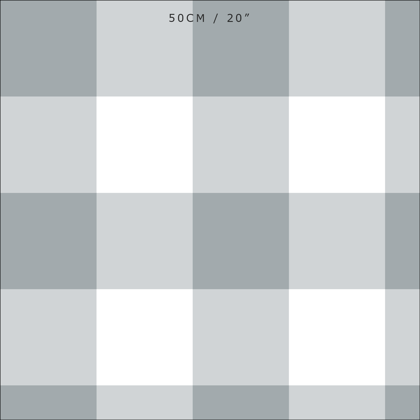 Gingham Check Jumbo Fabric - Koala - Hydrangea Lane Home