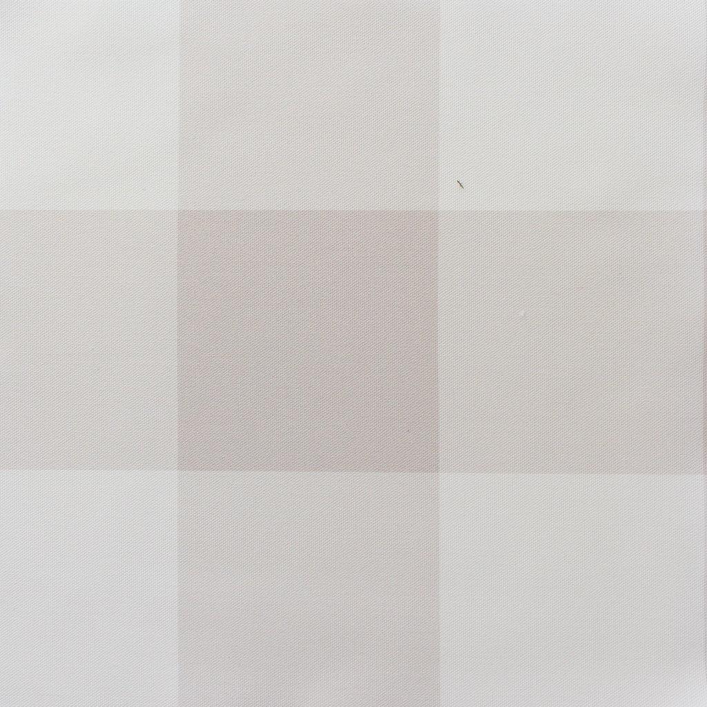 Gingham Check Jumbo Fabric - Linen - Hydrangea Lane Home