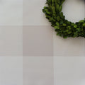Gingham Check Jumbo Fabric - Linen - Hydrangea Lane Home