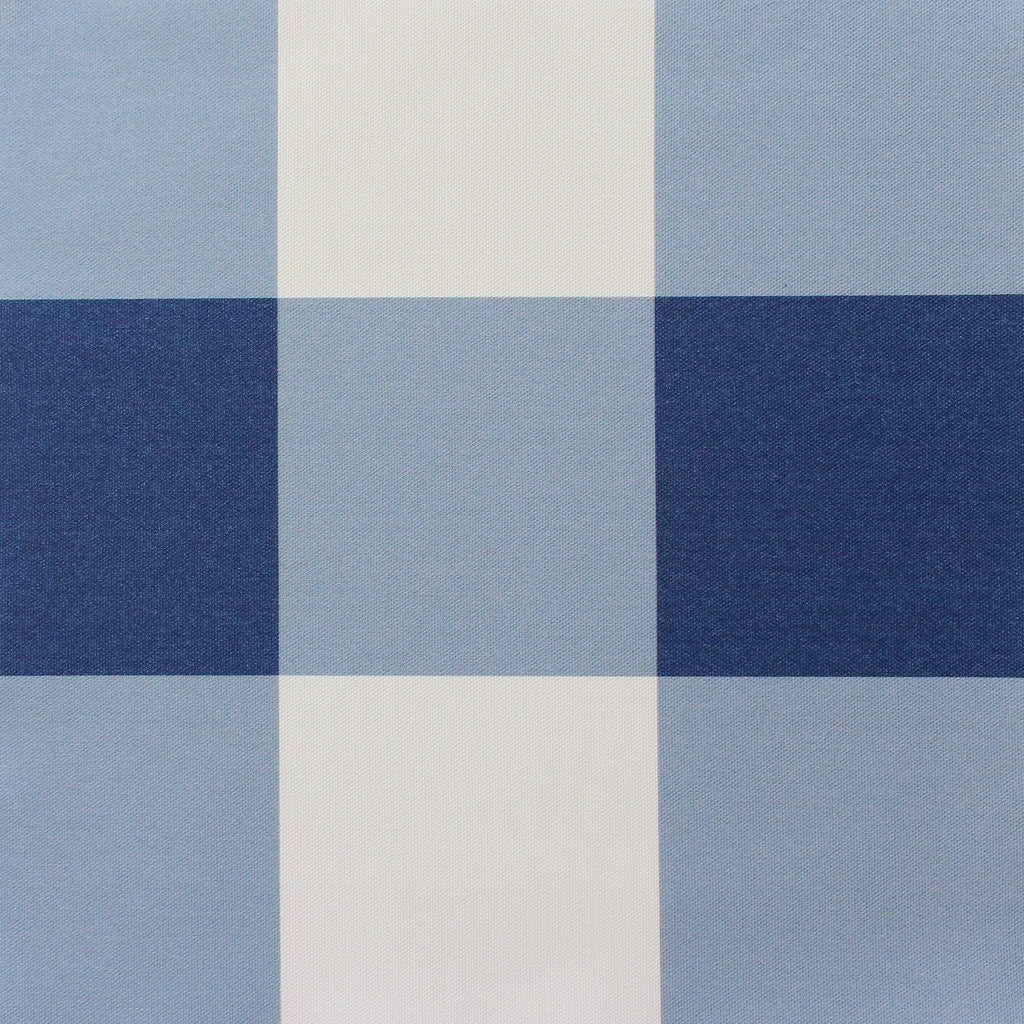 Gingham Check Jumbo Fabric - Navy - Hydrangea Lane Home