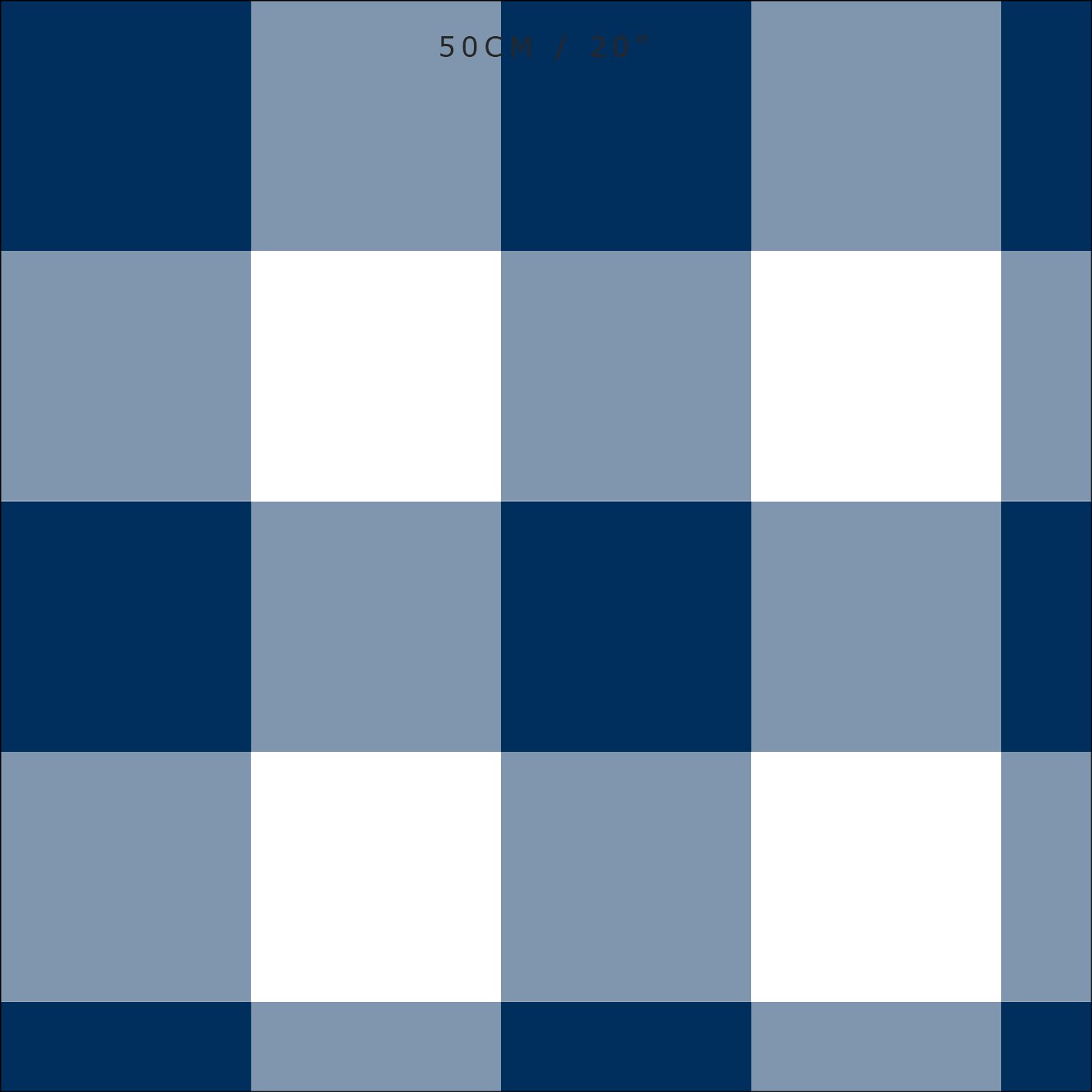Gingham Check Jumbo Fabric - Navy - Hydrangea Lane Home