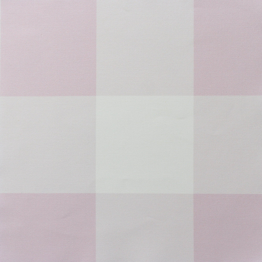 Gingham Check Jumbo Fabric - Peony - Hydrangea Lane Home