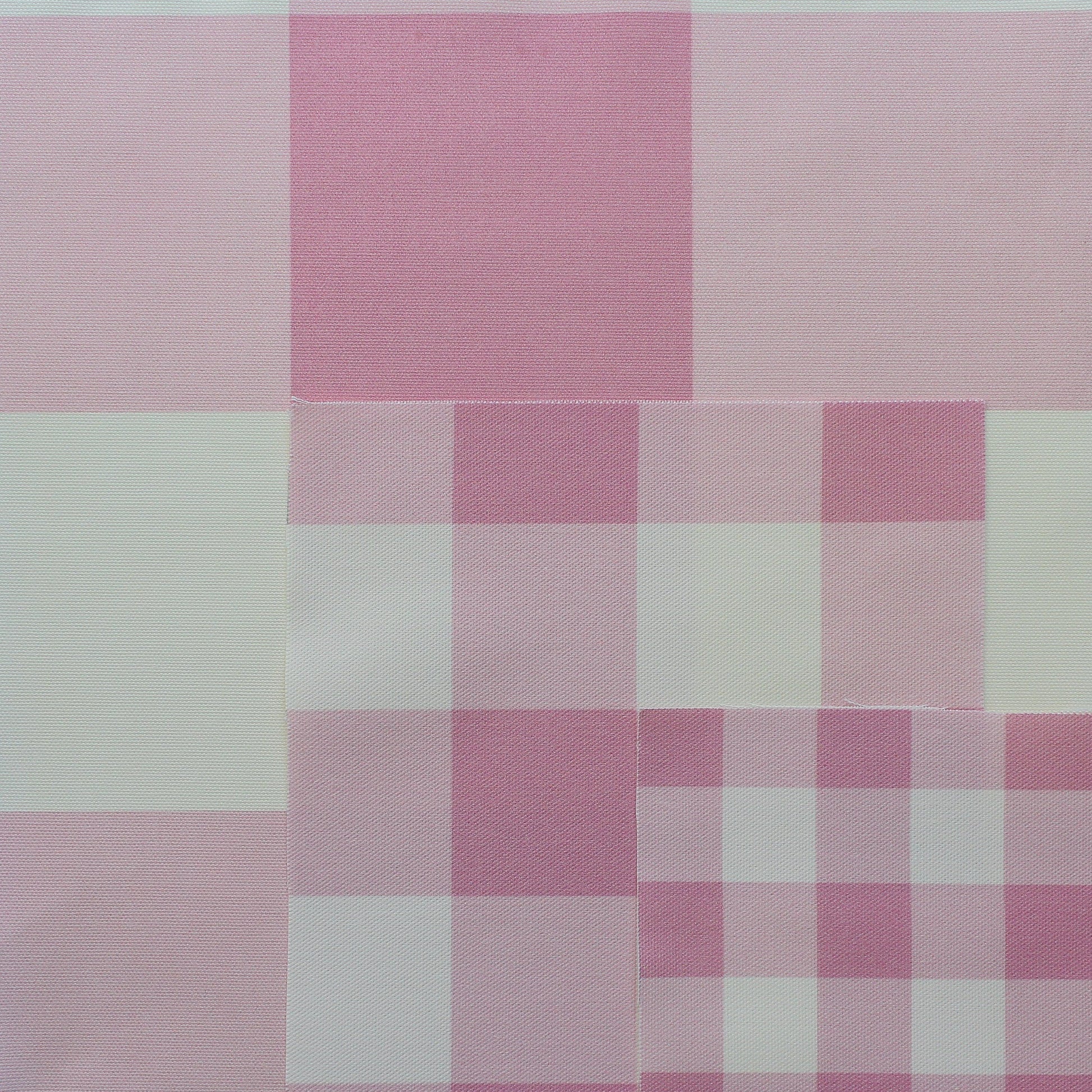 Gingham Check Jumbo Fabric - Tickled Pink - Hydrangea Lane Home