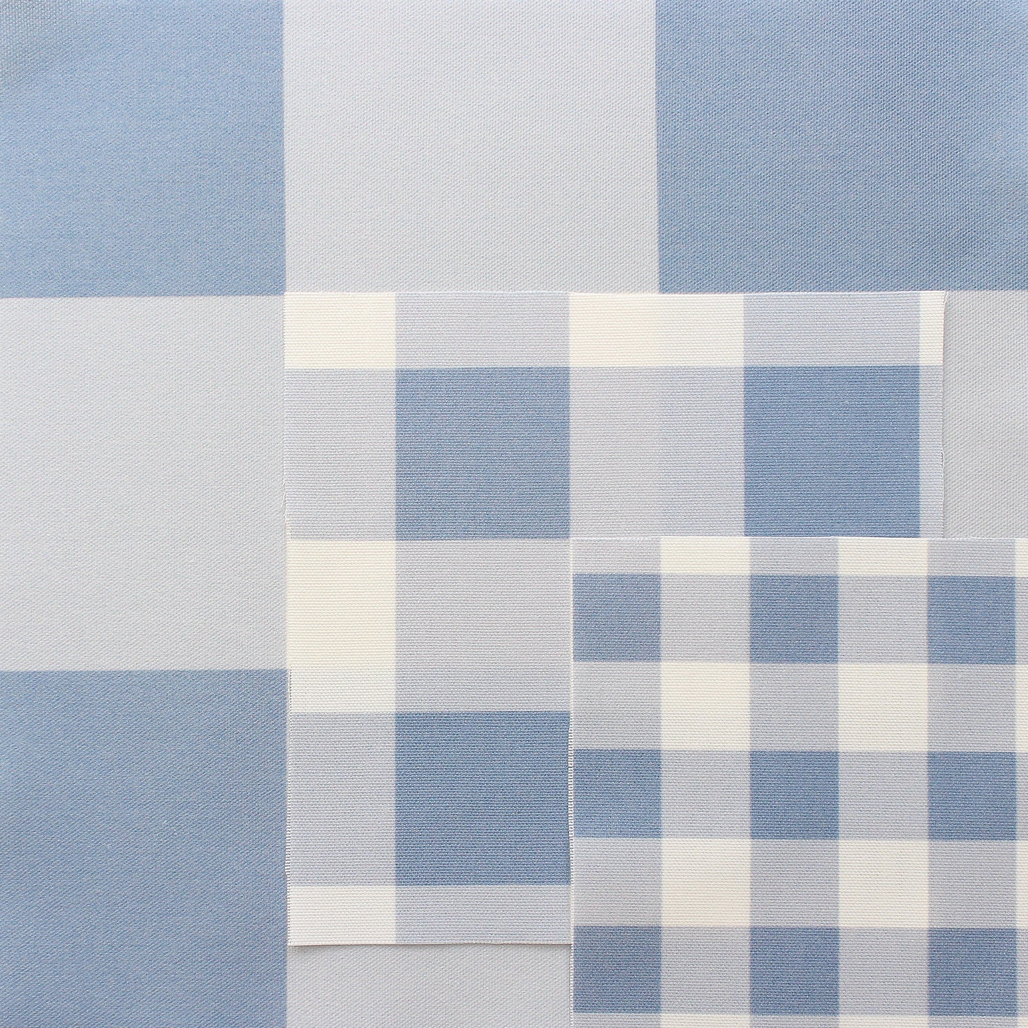 Gingham Check Medium Fabric - Breeze - Hydrangea Lane Home