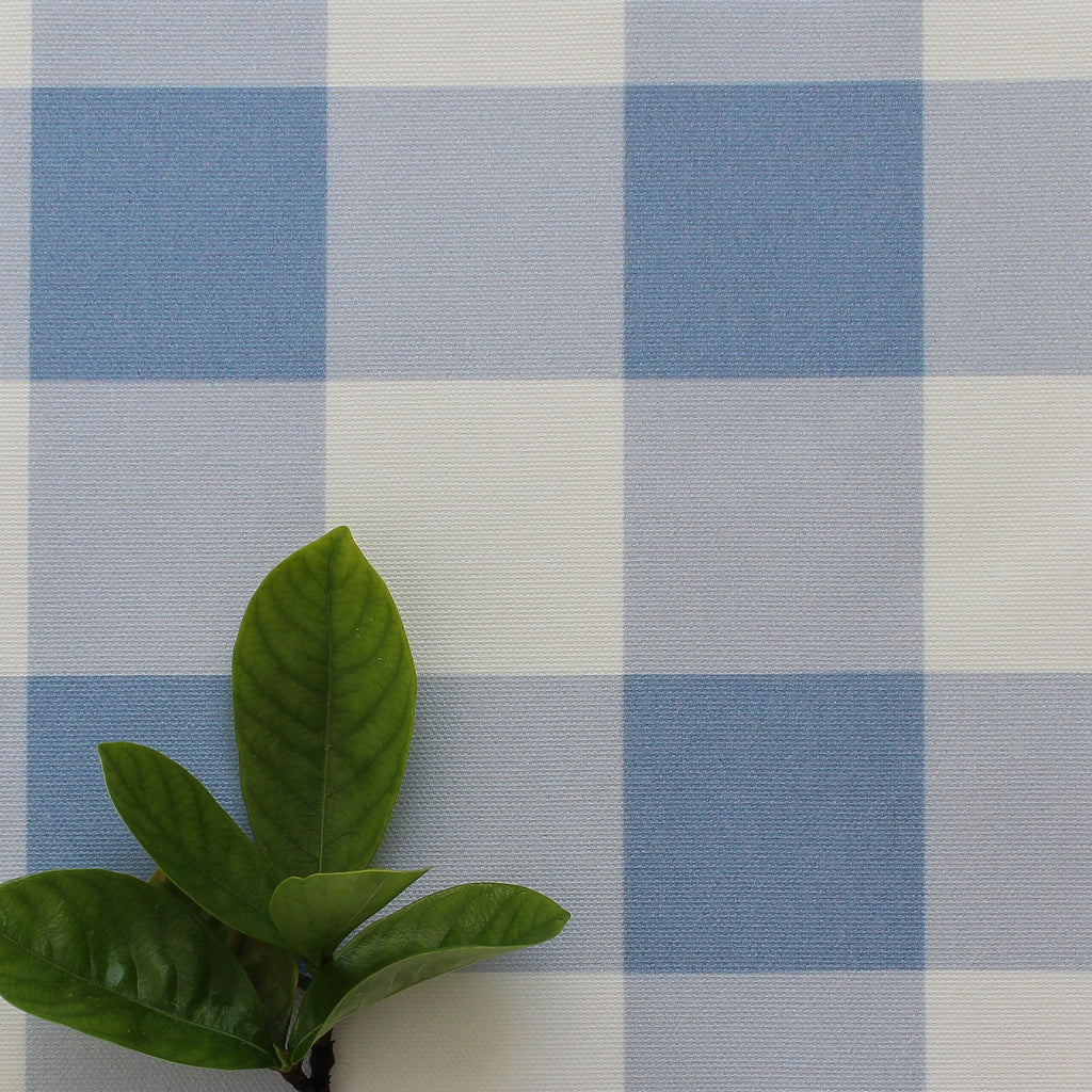 Gingham Check Medium Fabric - Breeze - Hydrangea Lane Home