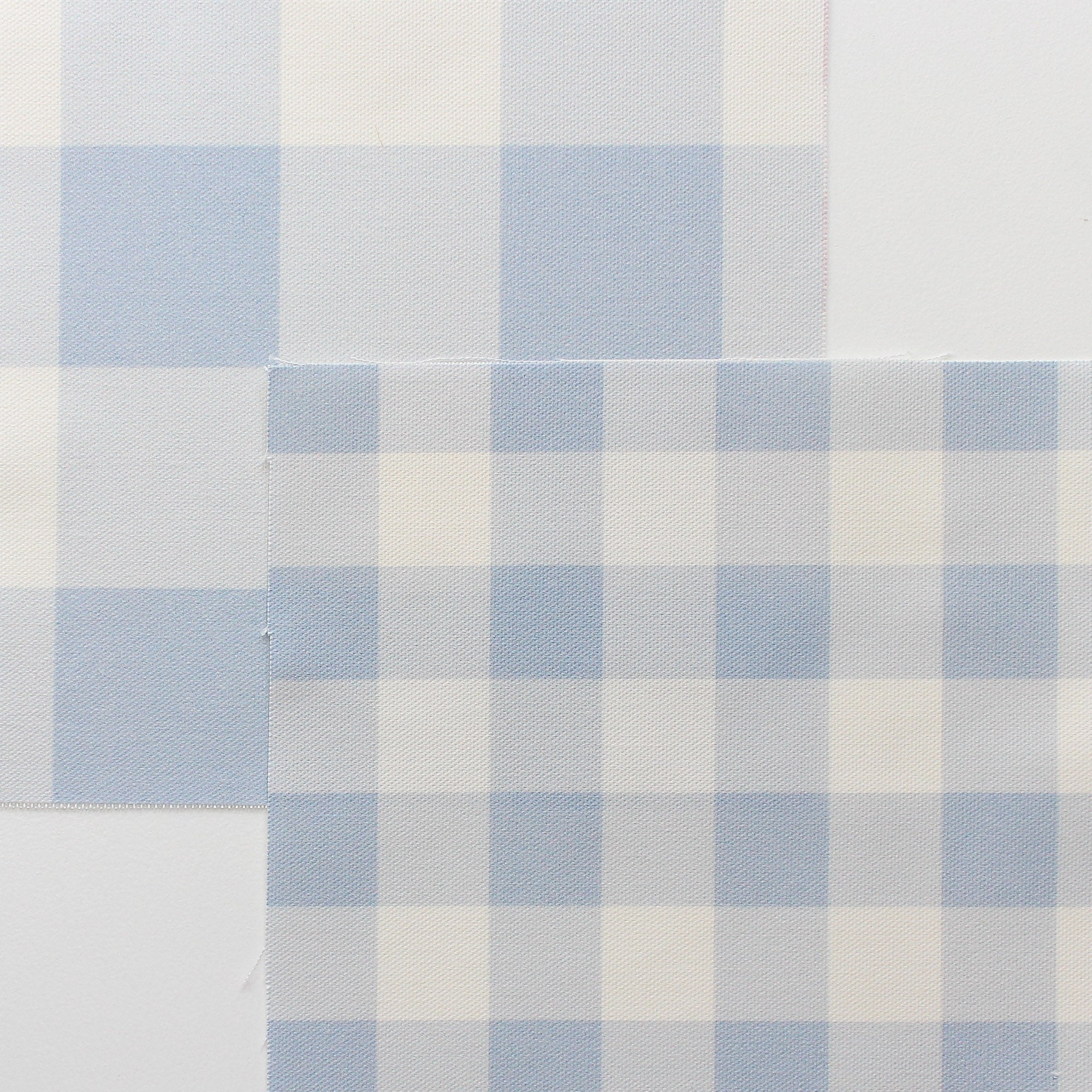 Gingham Check Medium Fabric - Cornflower - Hydrangea Lane Home