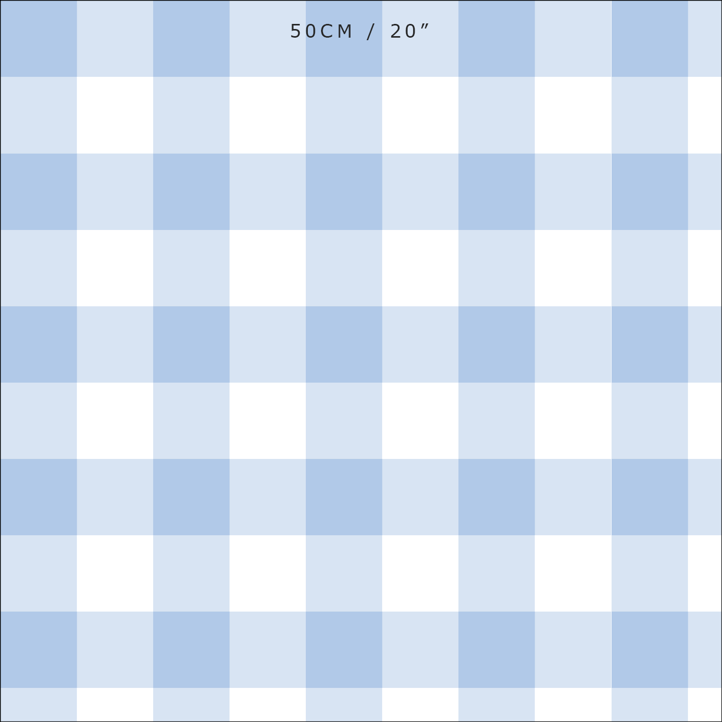 Gingham Check Medium Fabric - Cornflower - Hydrangea Lane Home