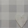 Gingham Check Medium Fabric - Dove - Hydrangea Lane Home