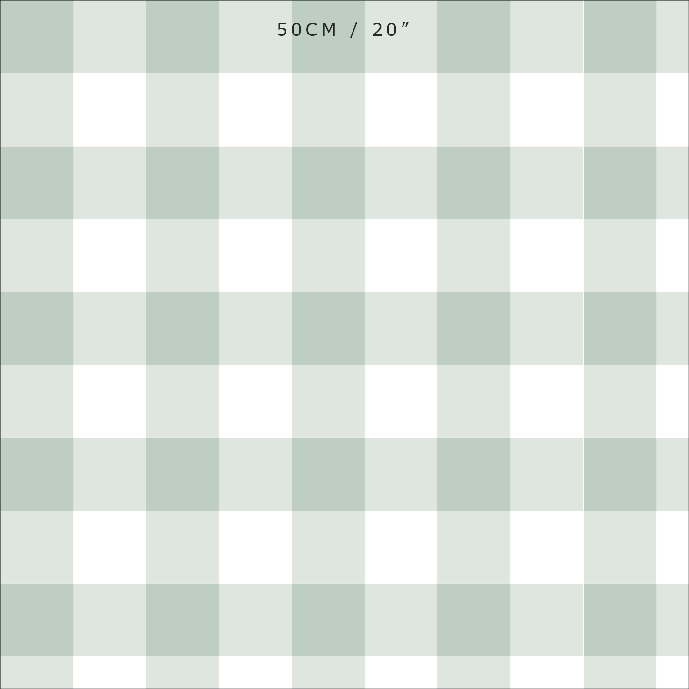 Gingham Check Medium Fabric - Eau De Nil - Hydrangea Lane Home
