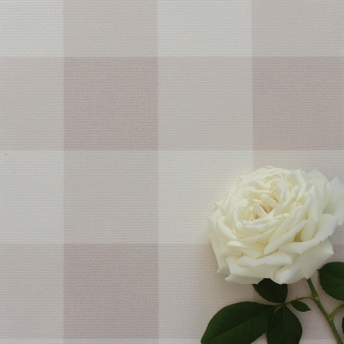 Gingham Check Medium Fabric - Linen - Hydrangea Lane Home