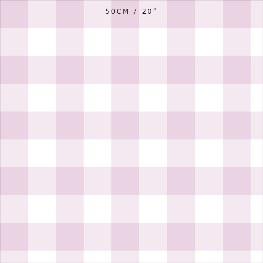 Gingham Check Medium Fabric - Peony - Hydrangea Lane Home