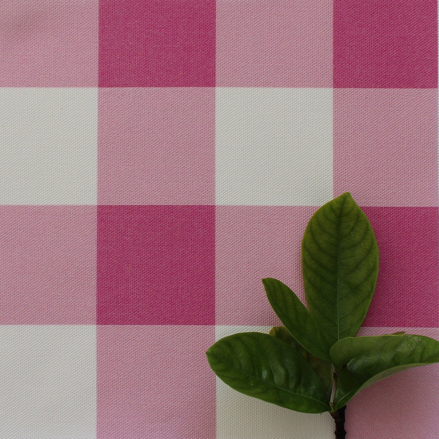 Gingham Check Medium Fabric - Raspberry - Hydrangea Lane Home