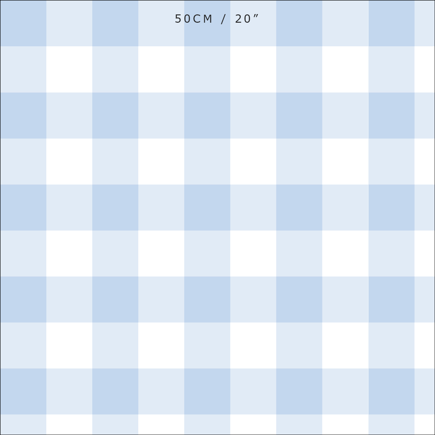 Gingham Check Medium Fabric - Serenity - Hydrangea Lane Home